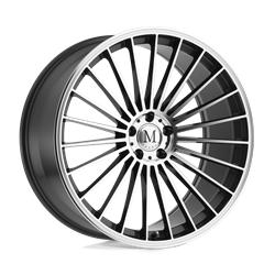 23 GUNMETAL W/ MIRROR CUT FACE