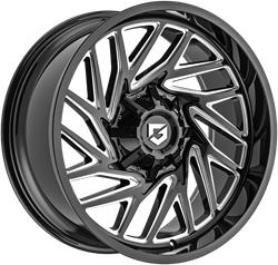 769 SEQUENCE GLOSSY BLACK MILLED