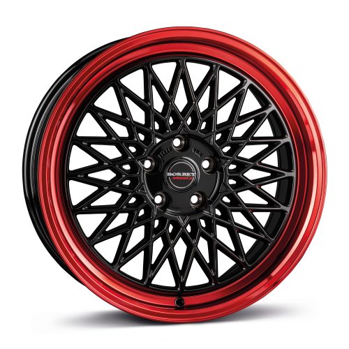 B black rim red