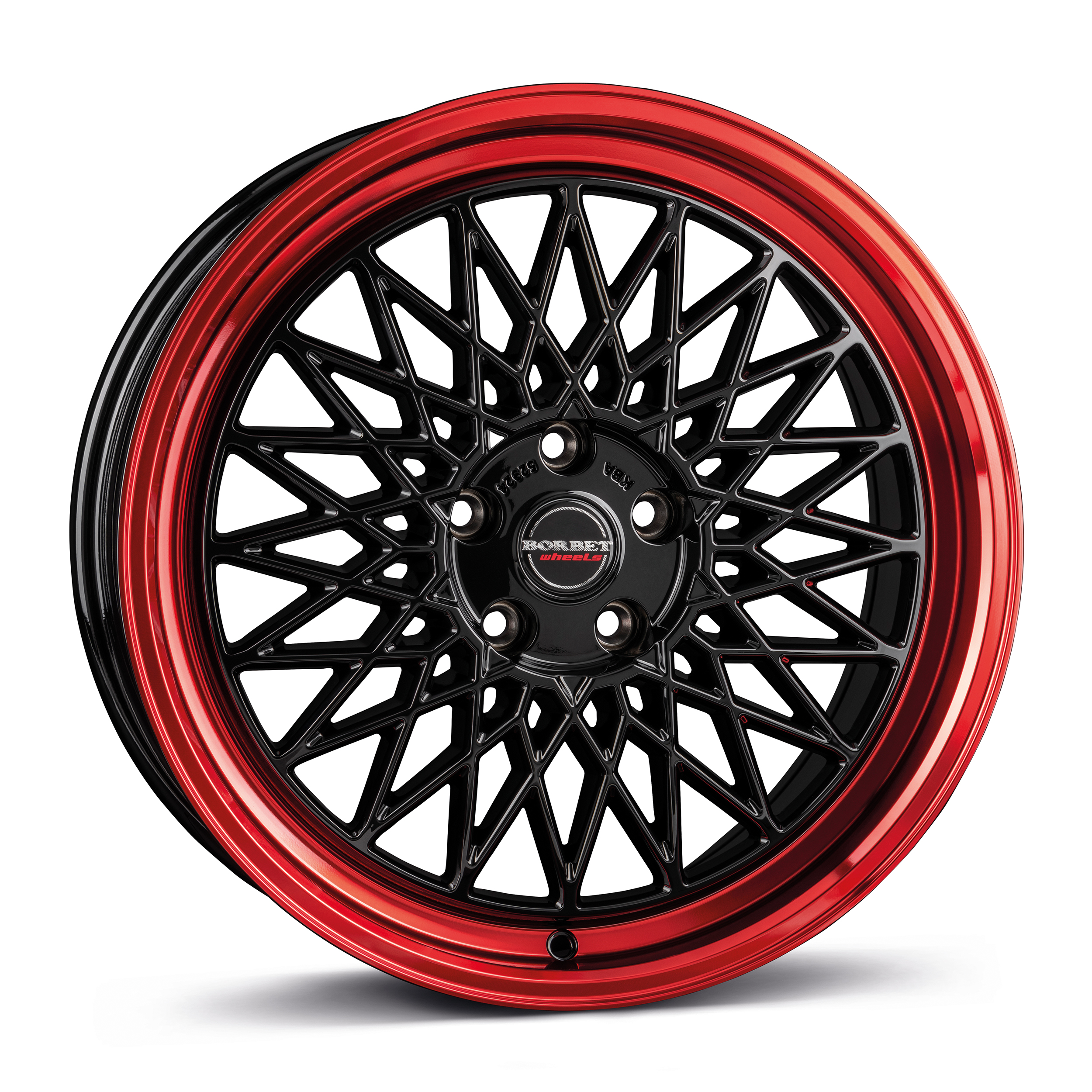 B black rim red