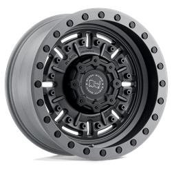 ABRAMS TEXTURED MATTE GUNMETAL