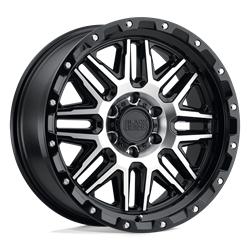 ALAMO GLOSS BLACK W/ MACHINED FACE & STAINLESS BOLTS