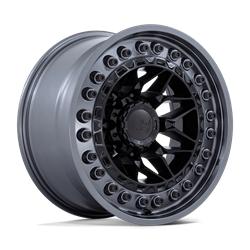 ALPHA MATTE BLACK WITH GUNMETAL LIP