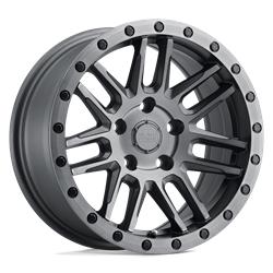 ARCHES MATTE BRUSHED GUNMETAL W/ BLACK BOLTS