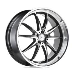 ARGENT GLOSS GUNMETAL W/ MIRROR CUT FACE