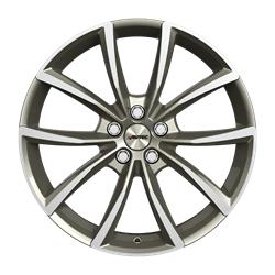 Astana titanium silver polished