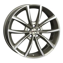 Astana titanium silver polished