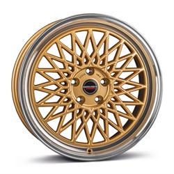 B gold rim polished