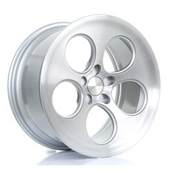 B5 SILVER BRUSHED POLISHED FACE