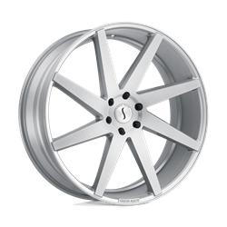 BRUTE SILVER W/ BRUSHED MACHINED FACE