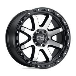 COYOTE GLOSS BLACK W/ MACHINED FACE & STAINLESS BOLTS