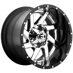 D263 RENEGADE CHROME PLATED GLOSS BLACK LIP