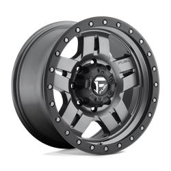 D558 ANZA MATTE GUN METAL BLACK BEAD RING