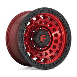 D632 ZEPHYR CANDY RED BLACK BEAD RING
