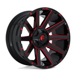 D643 CONTRA GLOSS BLACK RED TINTED CLEAR