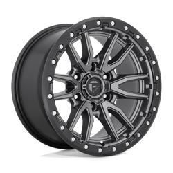 D680 REBEL MATTE GUN METAL BLACK BEAD RING