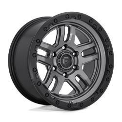 D701 AMMO MATTE GUN METAL BLACK BEAD RING