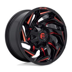 D755 REACTION GLOSS BLACK MILLED WITH RED TINT