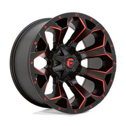 D787 ASSAULT MATTE BLACK RED MILLED