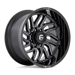 D807 HURRICANE GLOSS BLACK MILLED