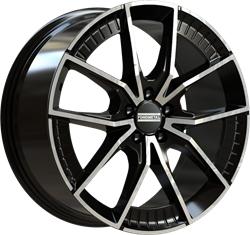 ELATHA GLOSSY BLACK MACHINED