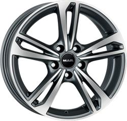 EMBLEMA GUN METALLIC MIRROR FACE