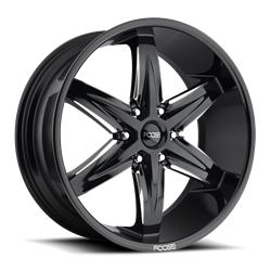 F162 SLIDER GLOSS BLACK MILLED