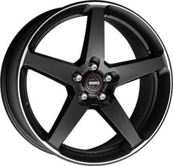 FIVE MATT BLACK POLISHED