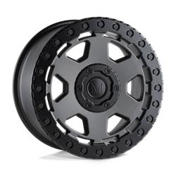 FORSCHER MATTE GUNMETAL W/ BLACK LIP EDGE