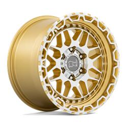 HOLCOMB GLOSS GOLD WITH MIRROR CUT FACE