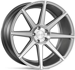 ISR8 Satin Silver Machined