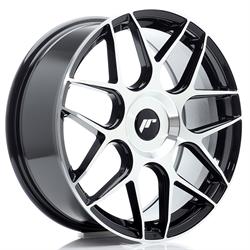JR18 Personalizables Gloss Black Machined Face