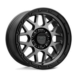 KM535 GRENADE OFF-ROAD MATTE GRAY MATTE BLACK LIP