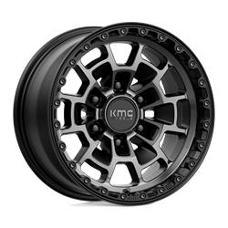 KM718 SUMMIT SATIN BLACK WITH GRAY TINT