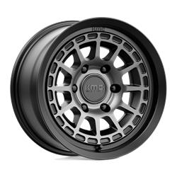 KM719 CANYON SATIN BLACK WITH GRAY TINT