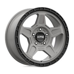 KM721 ALPINE SATIN GRAY WITH BLACK LIP