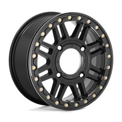 KS250 CAGE BEADLOCK SATIN BLACK WITH GLOSS BLACK RING
