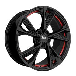 KT16 DYNAMIC BLACK PAINTED RED INSIDE
