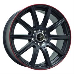 KT16 MATT BLACK LIP RED