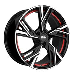 KT17 HURRICANE BLACK FRONT POLISH RED INSIDE