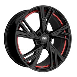 KT17 HURRICANE BLACK PAINTED RED INSIDE