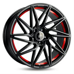 KT17 HURRICANE MATT BLACK RED INSIDE