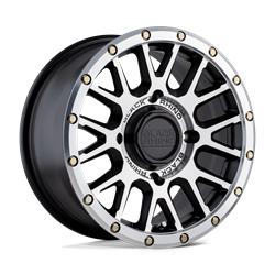 LA PAZ UTV SEMI GLOSS BLACK WITH MACHINED FACE