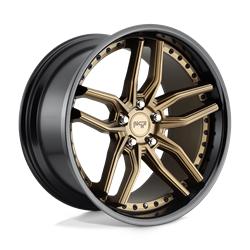 M195 METHOS MATTE BRONZE BLACK BEAD RING