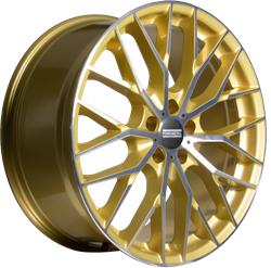 MAKHAI GLOSSY GOLD MACHINED