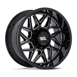 MO812 TURBINE GLOSS BLACK MILLED