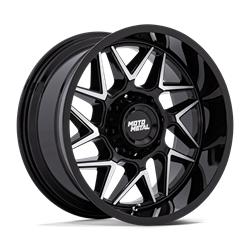 MO812 TURBINE GLOSS BLACK W/ MACHINED FACE