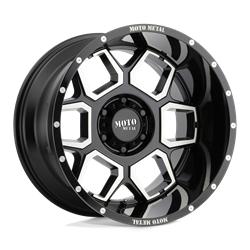 MO981 SPADE GLOSS BLACK MACHINED
