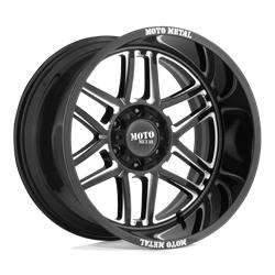 MO992 FOLSOM GLOSS BLACK MILLED