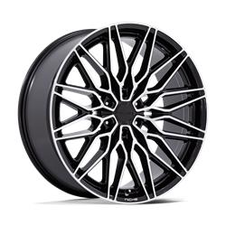 NC278 CALABRIA 6 GLOSS BLACK MACHINED